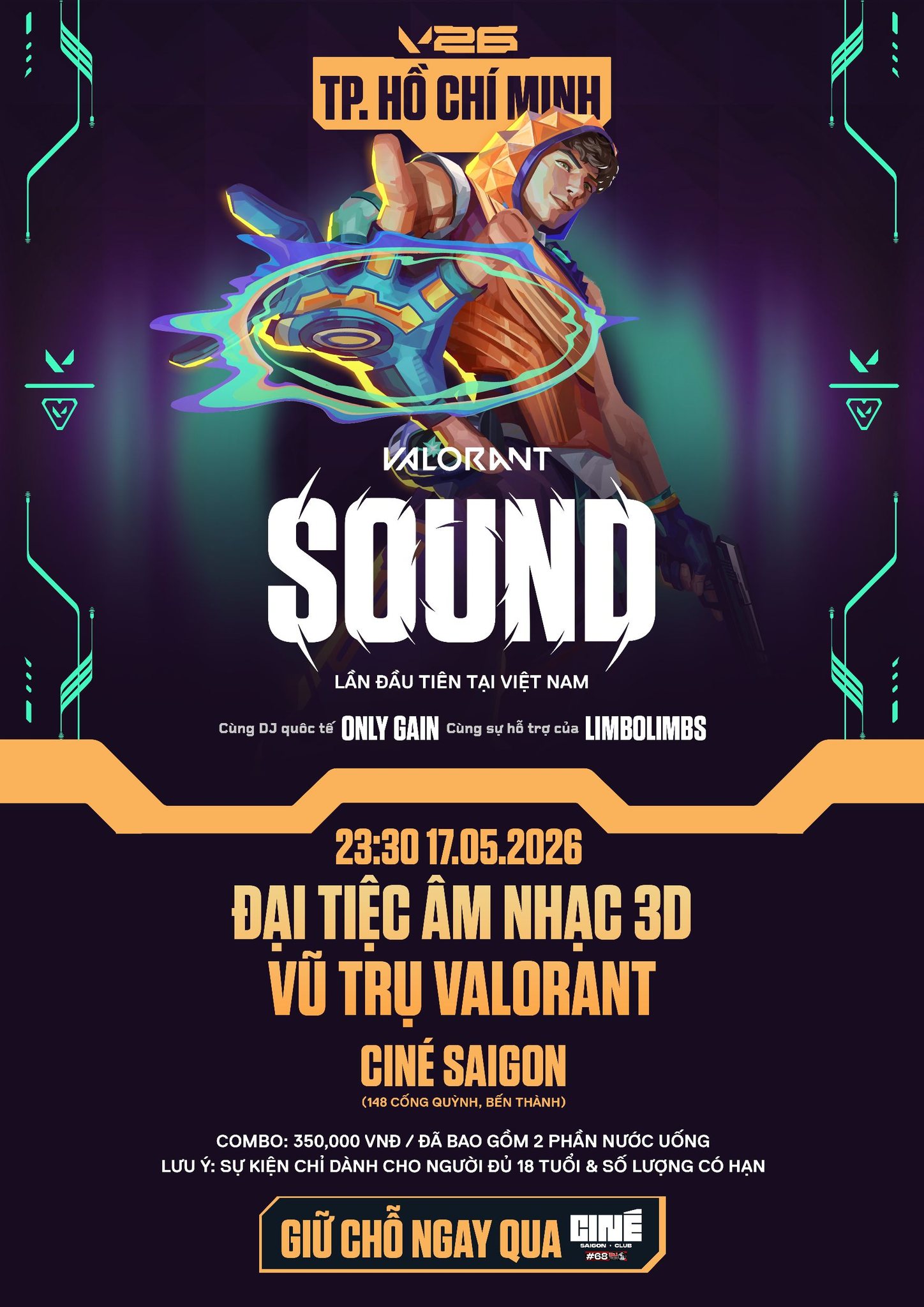 Valorant Sound - đại tiệc âm nhạc 3D vũ trụ VALORANT lần đầu tiên tại Việt Nam