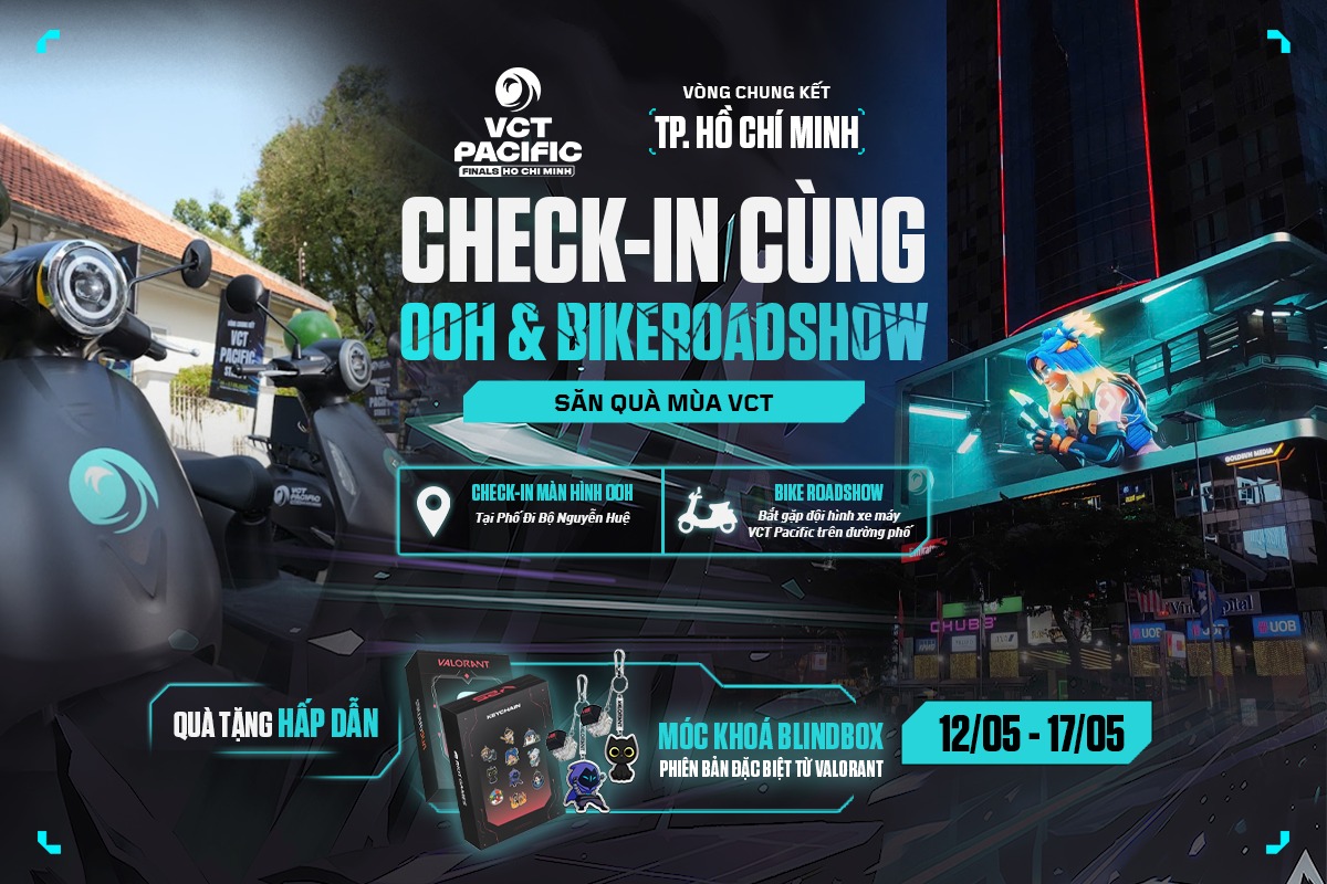 Check-in cùng OOH & Bikeroadshow 