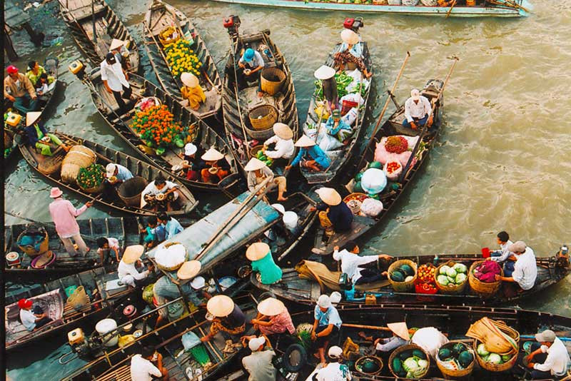 Chợ nổi Cái Răng - Cần Thơ