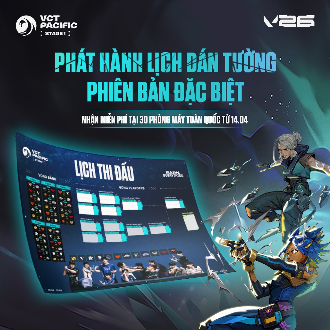 Phát hành lịch dán tường đặc biệt