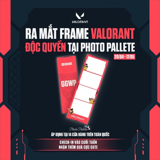 Frame VALORANT độc quyền tại Photo Palette